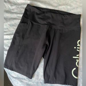 Bike/exercise shorts. Calvin Klein size xl